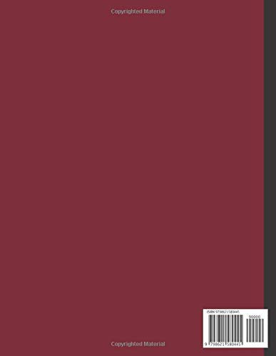 Mind Mapping Notebook: Mind Mapping Workbook | Mind Map Templates for Improved Memory and Effective Note taking | Burgundy