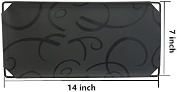 UNICOO - DIY Wire Cube Organizer Replacement Panels 14 * 14 inch (Black Wire Panel)