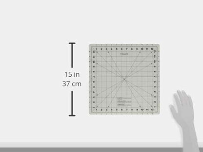 Fiskars 18" x 24" Folding Cutting Mat for Travel and Storage - Fabric and Sewing Craft Projects - Self-Healing Mat - Gray
