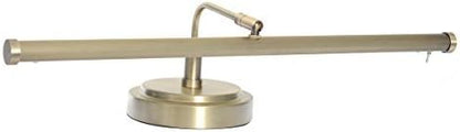 Cocoweb Adjustable LED Upright Piano Desk Lamp in Black with Brass Accents - PLED101D