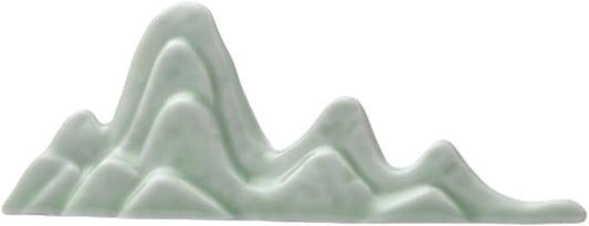 Ceramic Pen Holder & Brush Stand - Green - Calligraphy & Painting Brush Organizer