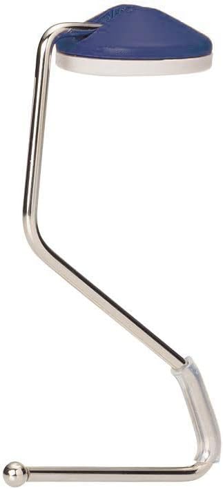 LIHIT LAB Lightweight Purse Hanger for Table, Bag Hanger, Purse Holder, Desk Hook for Gym, Restaurant, Office, Holds up to 11 pounds, 4" x 2'', Beige (A7595-16)