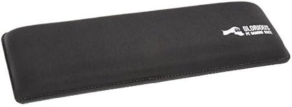 Glorious Wrist Pad/Rest - Compact - Black - Mechanical Keyboards, Stitched Edges, Ergonomic | 12x4 inches | 25mm/1in Thick (GWR-75) Compact (Black)