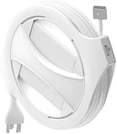 Fuse Reel Side Winder MacBook Charger Organizer Compatible with USB-C and MagSafe Apple Adapter - Travel Essential and Desk Cord Case and Cable Management for MacBook Pro Laptop Adapter
