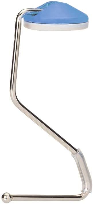LIHIT LAB Lightweight Purse Hanger for Table, Bag Hanger, Purse Holder, Desk Hook for Gym, Restaurant, Office, Holds up to 11 pounds, 4" x 2'', Beige (A7595-16)