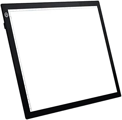 Huacan LED Light Pad Board for Diamond Painting Tablet Ultrathin 3 Level Dimmable Portable USB Charging Apply to Diamond Art Kits