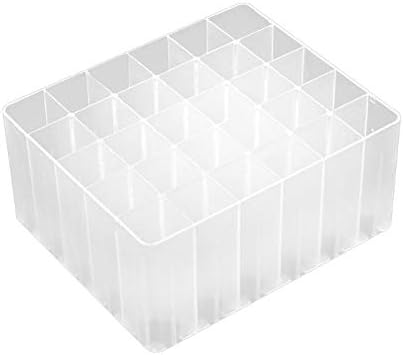 Chris.W 2 Pack 40-Slot Art Markers Pen Holder Desk Stand Organizer Storage Tray Marker Empty Storage Pack(Clear)
