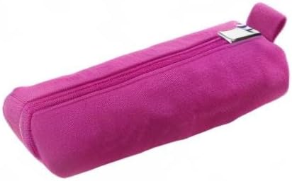 Heavy Canvas Stationery Portable Compact Simple Zipper Pencil Case and Durable Small Medicine Bag 1 Pack Khaki