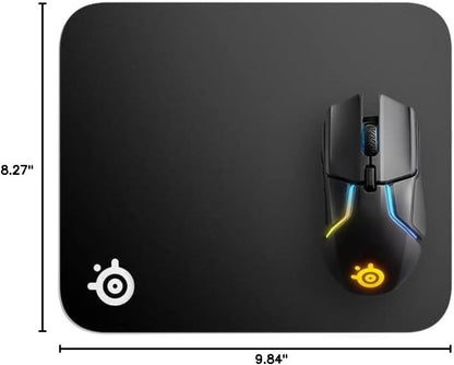 SteelSeries QcK Gaming Mouse Pad - XXL Cloth - Peak Tracking and Stability - Esports Mousepad - Never-Slip - Full Desk Coverage