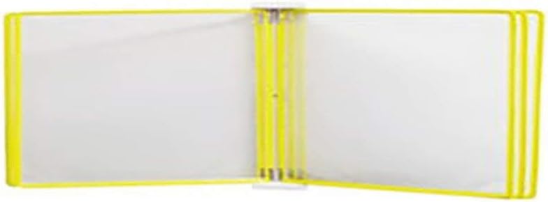 Wall Mount Reference Display System, Document Display Holders a4 with 5 Panels and 10 Pockets for 35 * 24 4.5CM,Folders(Large)