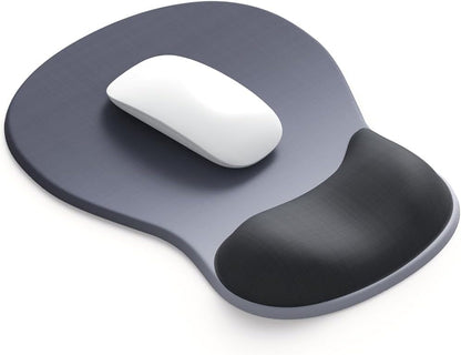 ErgoComfort Gel Wrist Rest Mouse Pad-Ergonomic Office Mousepad with Wrist Support-Non-Slip, Design Desk Accessories Mat for Home&Game Decor (06Mocha Sand)