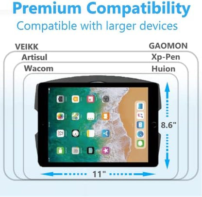 MAX SMART Universal Drawing Tablet Stand, Adjustable Compatible with Artisul, iPad Pro, Wacom, Cintiq, Huion, XP-Pen