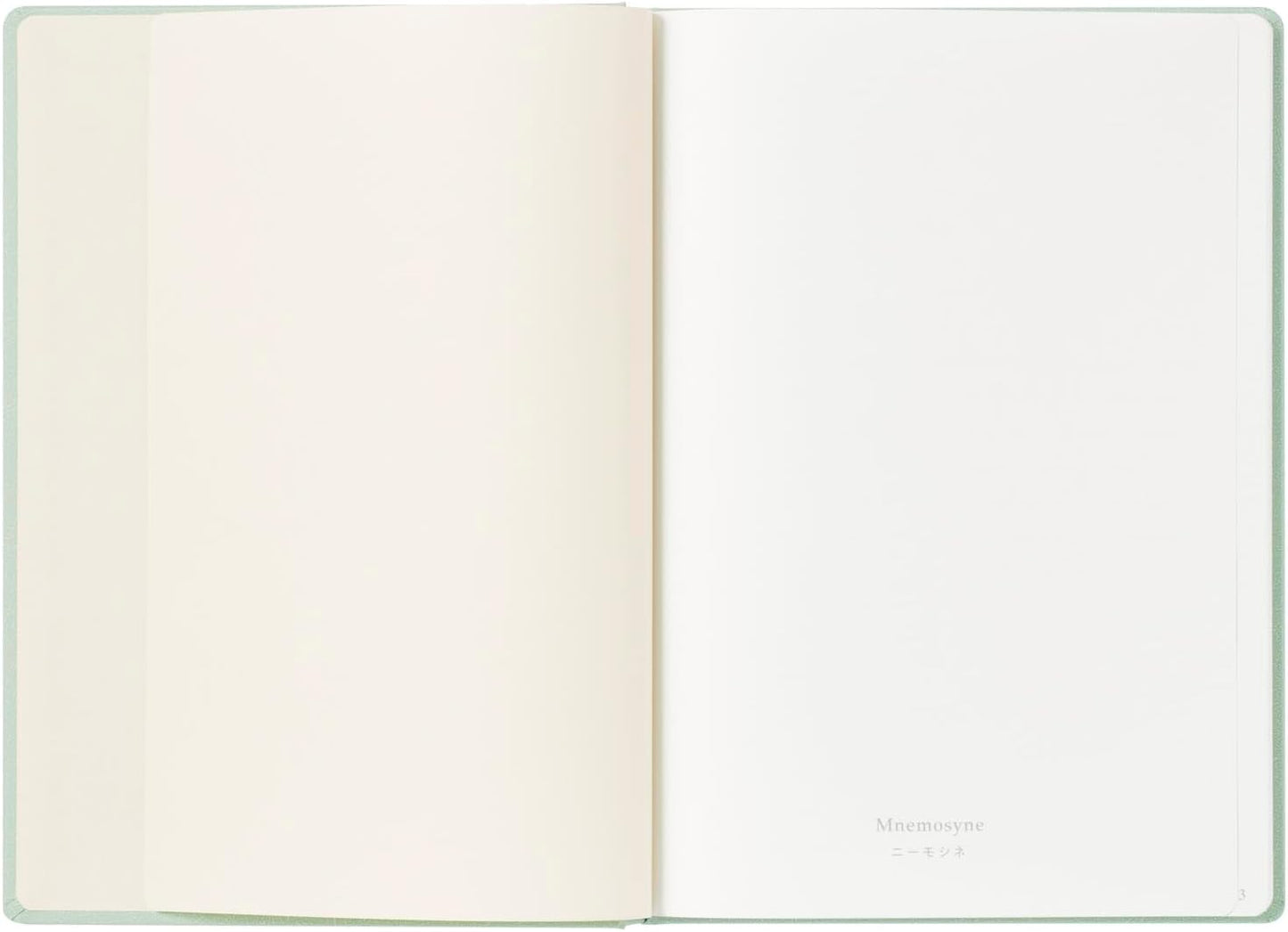 Maruman Mnemosyne Lined Notebook- Vertical A5, 5.83" x 8.27", 70 Sheets / 140 Pages, 7mm College Ruled With Center Line Journal, Perforated Pages & Wire-Bound to Lay Flat, Black, Made in Japan - Colors A
