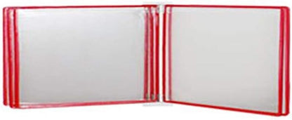 Wall Mount Reference Display System, Document Display Holders a4 with 5 Panels and 10 Pockets for 35 * 24 4.5CM,Folders(Large)