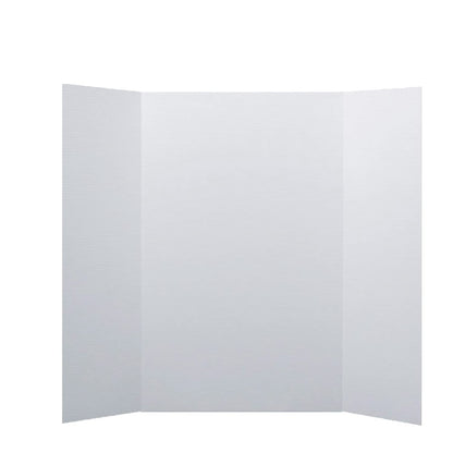 Flipside Products 36” x 48” Project Boards for Presentations, Science Fair, School Projects, Event Displays and Trifold Picture Board, Proudly Made in USA - Black - 4 Pack