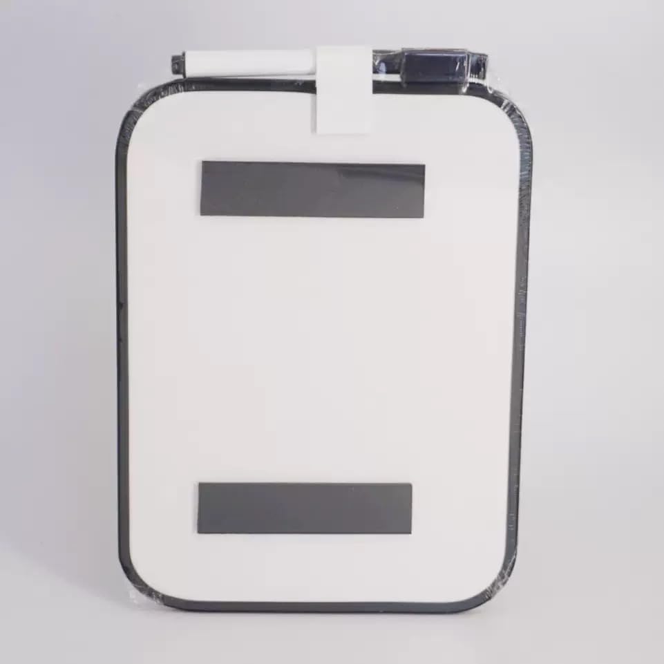 Magnetic Whiteboard with Marker and Magnets, 6" x 8",Small Whiteboard for Classroom, School Locker,Home, Office (Pink)