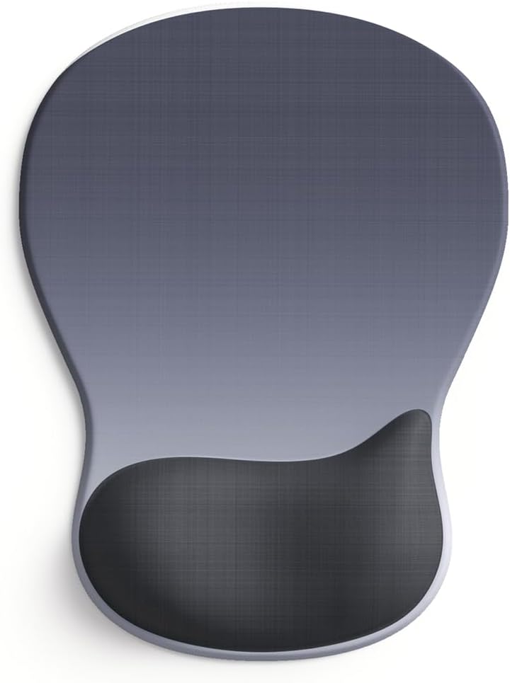 ErgoComfort Gel Wrist Rest Mouse Pad-Ergonomic Office Mousepad with Wrist Support-Non-Slip, Design Desk Accessories Mat for Home&Game Decor (06Mocha Sand)
