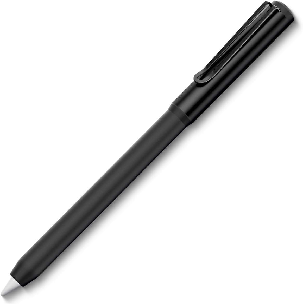 Spigen DA201 Apple Pencil Protective Case for Apple Pencil Pro and Apple Pencil 2nd Generation, Cover Sleeve with Clip and Grip, Compatible with Magnetic Charging and Double Tap - Black