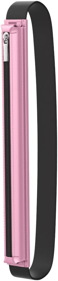 MoKo Pencil Case Fit Apple Pencil Pro, iPencil (USB-C), Apple Pencil 1st/2nd Generation, Stylus Pencil Sleeve PU Leather Zipper Pouch with Elastic Band for 9.7"-12.9" Tablet, Space Gray