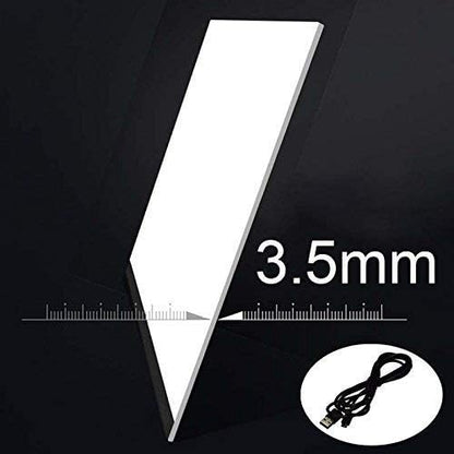 Huacan LED Light Pad Board for Diamond Painting Tablet Ultrathin 3 Level Dimmable Portable USB Charging Apply to Diamond Art Kits