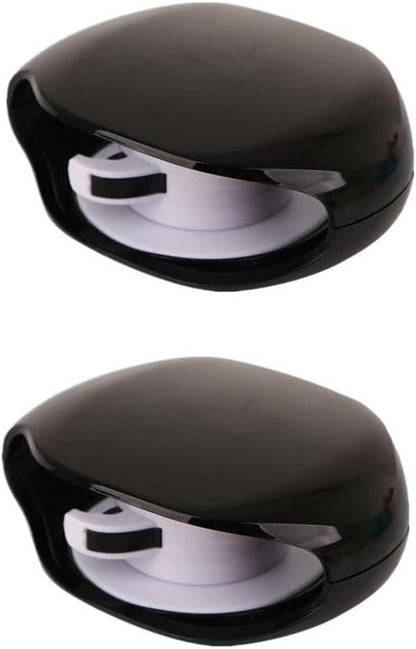 2 Pcs Automatic Roll Earphone Cable Cord Winder Retractable Cord Organizer for USB Cables, Headphone Cable, Data Charging Cable, 2.83 * 2.05 * 1 inch