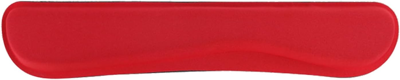 Keyboard Wrist Rest, Thicken Memory Foam Wrist Support Pad for Keyboard, Ergonomic Palm Rest for Pain Relief, Keyboard Wrist Guard for Long Hours of Work, Gaming, Studying, Red