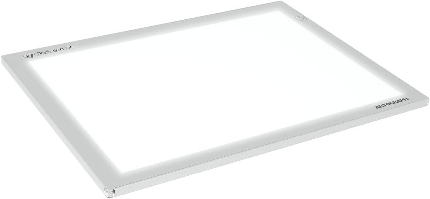 Artograph Thin LED Light Box, 17" x 12" Dimmable Drawing & Tracing Pad, LightPad 940 LX