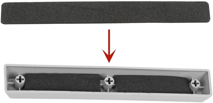 4pcs Keyboard Spacebar Foam Switch Silencer Pad Cotton Compatible with 6.25U Mechanical Keyboard Space Bar Black
