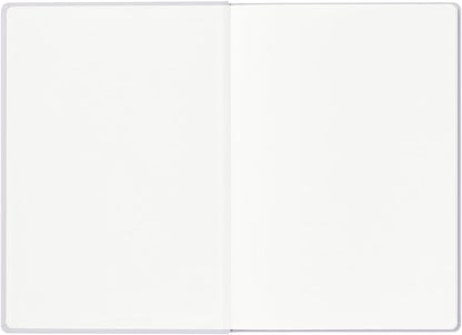 Maruman Mnemosyne Lined Notebook- Vertical A5, 5.83" x 8.27", 70 Sheets / 140 Pages, 7mm College Ruled With Center Line Journal, Perforated Pages & Wire-Bound to Lay Flat, Black, Made in Japan - Colors B
