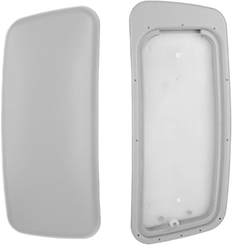 MingYi.office New Arm Pads Caps Replacement for Haworth Zody Office Chair 1 Pair Black/Gray (Black)