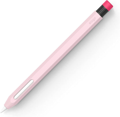 elago Compatible with Apple Pencil Pro Case & Apple Pencil 2nd Generation Case, Compatible with Magnetic Charging, Double Tap, Squeeze, Haptic (Must Read Installation Instructions) [Lovely Pink]