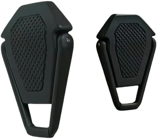 Portable Invisible Laptop Stand - 2PCS Zinc Alloy Laptop Mini Stand Heat Dissipation Pad, Laptop Lifter for 12-20 Inch Laptops (Black)