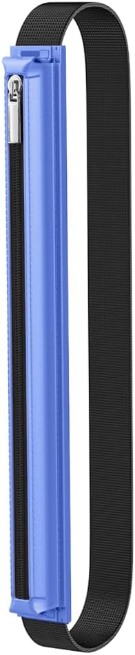 MoKo Pencil Case Fit Apple Pencil Pro, iPencil (USB-C), Apple Pencil 1st/2nd Generation, Stylus Pencil Sleeve PU Leather Zipper Pouch with Elastic Band for 9.7"-12.9" Tablet, Space Gray