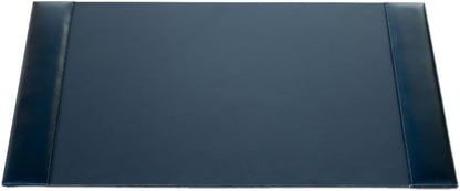 DACASSO Bonded Leather Desk Pad with Side Rails - Luxury Leather Desk Blotter for Writing - Padded Executive Desk Surface Protector - ( Burgundy, 30” x 18”)