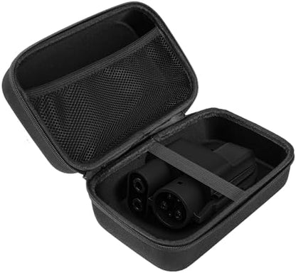 NACS to CCS1 Adapter Storage Case for Tesla 8.46"x4.92" EVA Charger Adapter Case Cover Protective Bag Compatible with Tesla Ford Hyundai Kia GM Supercharger Adapter NACS to CCS1 Fast Charge