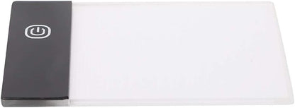 Simlug A6 Light Pad, LED Light Board, Non-Slip Backing, Bright, USB Cable, White, Plastic, Battery Powered, Art, Craft, Animation, Calligraphy, Painting