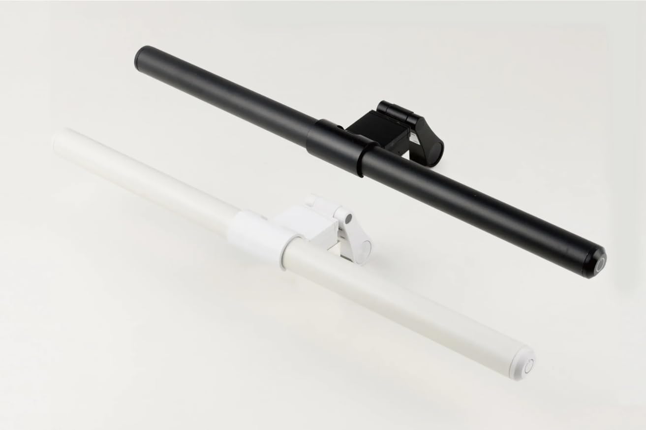 PaletteLife ML-1510WH LED Monitor Light Bar, USB-C Powered Anti-Glare Light, White