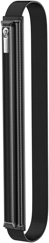 MoKo Pencil Case Fit Apple Pencil Pro, iPencil (USB-C), Apple Pencil 1st/2nd Generation, Stylus Pencil Sleeve PU Leather Zipper Pouch with Elastic Band for 9.7"-12.9" Tablet, Space Gray