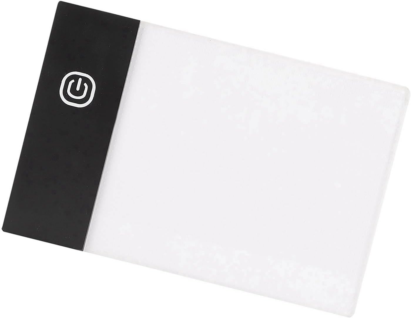 LED Light Board, A6 LED Drawing Tablet LED Light Box Pad Light Copy Board with Non Slip Backing Tracing Flip Book Dimmable Artcraft Trace Light Pad for Painting Animation Streaming