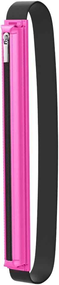 MoKo Pencil Case Fit Apple Pencil Pro, iPencil (USB-C), Apple Pencil 1st/2nd Generation, Stylus Pencil Sleeve PU Leather Zipper Pouch with Elastic Band for 9.7"-12.9" Tablet, Space Gray