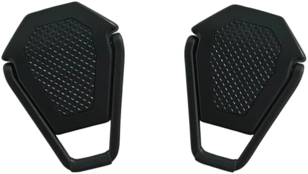 Portable Invisible Laptop Stand - 2PCS Zinc Alloy Laptop Mini Stand Heat Dissipation Pad, Laptop Lifter for 12-20 Inch Laptops (Black)