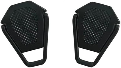 Portable Invisible Laptop Stand - 2PCS Zinc Alloy Laptop Mini Stand Heat Dissipation Pad, Laptop Lifter for 12-20 Inch Laptops (Black)