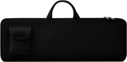 Keyboard Sleeve Travel Case for Logitech Mk270 Wireless Keyboard Compact Mouse Combo Rugged Neoprene Construction Zipper Mouse Storage and Cable Storage Pouch (Black)