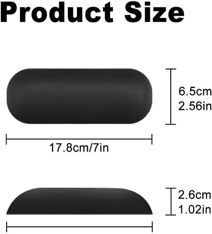 MXCOIRTP Wrist Rest for Mouse, Ergonomic Memory Foam Wrist Cushion Support Pad, Mouse Wrist Pad with Non-Slip Base for Typing Pain Relief, Office, Home, Gaming, Computer, Black