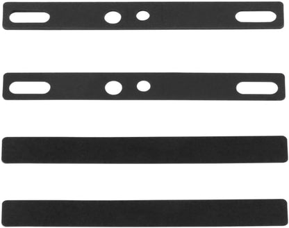 4pcs Keyboard Spacebar Foam Switch Silencer Pad Cotton Compatible with 6.25U Mechanical Keyboard Space Bar Black