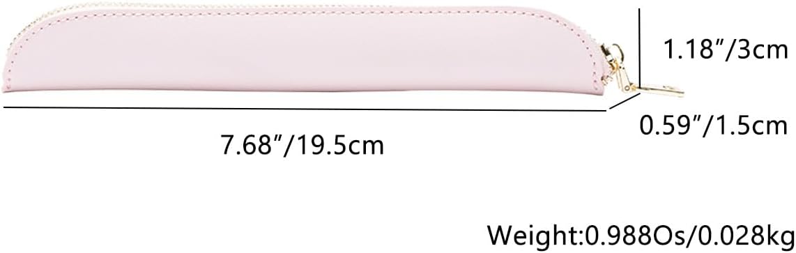 Pencil Case Durable Pencil Pouch for Pens School Featuring Oxford Lap Design (Khaki,Oxford)