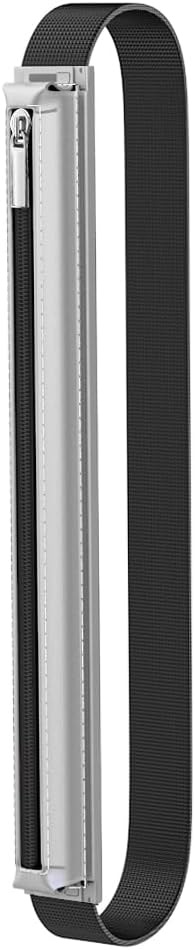 MoKo Pencil Case Fit Apple Pencil Pro, iPencil (USB-C), Apple Pencil 1st/2nd Generation, Stylus Pencil Sleeve PU Leather Zipper Pouch with Elastic Band for 9.7"-12.9" Tablet, Space Gray