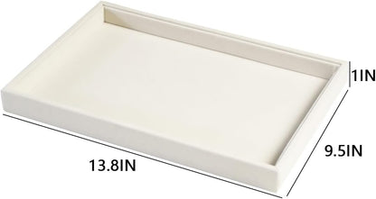 Coward Sunglass Organizer, Beige Velvet Glasses Trays - Eyeglasses Watches Jewelry Display - Men Women (8 Grids)