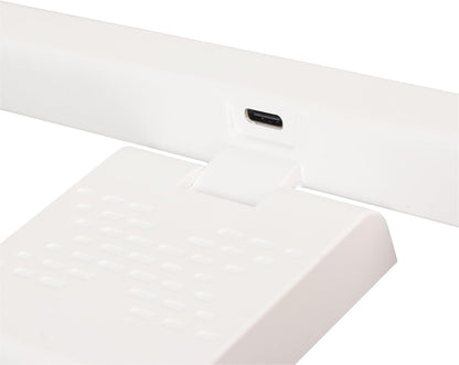 Zunate Monitor Light Bar, Stepless Dimmable Touch Control, 3 Color Modes, Asymmetric Light for Eye Protection, No Screen Glare, USB-C Powered, Fits Monitors & Laptops (White)