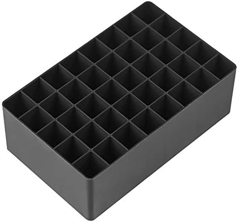 Chris.W 2 Pack 40-Slot Art Markers Pen Holder Desk Stand Organizer Storage Tray Marker Empty Storage Pack(Clear)